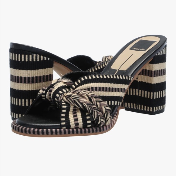 Dolce Vita Shoes - NEW DOLCE VITA “Brilah” Black and Cream Heels Sz 9